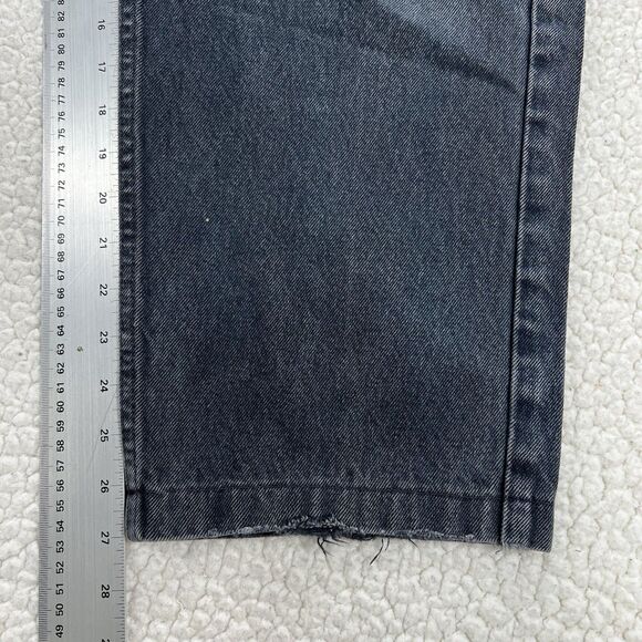 VTG 90s Anchor Blue Loose Jeans 36x30 (Actual 34x27) Black Y2K Grunge Skate - Picture 10 of 13